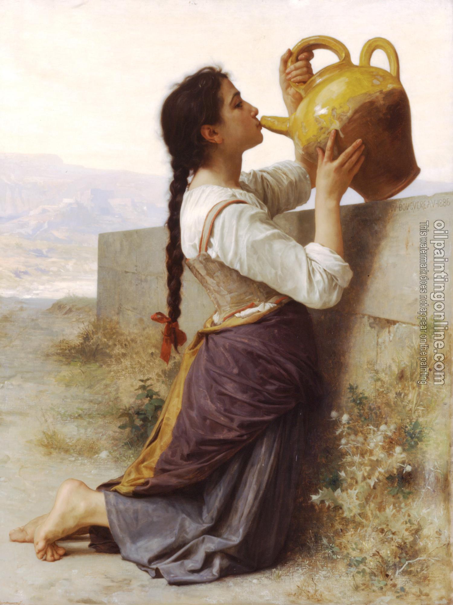 Bouguereau, William-Adolphe - Thirst